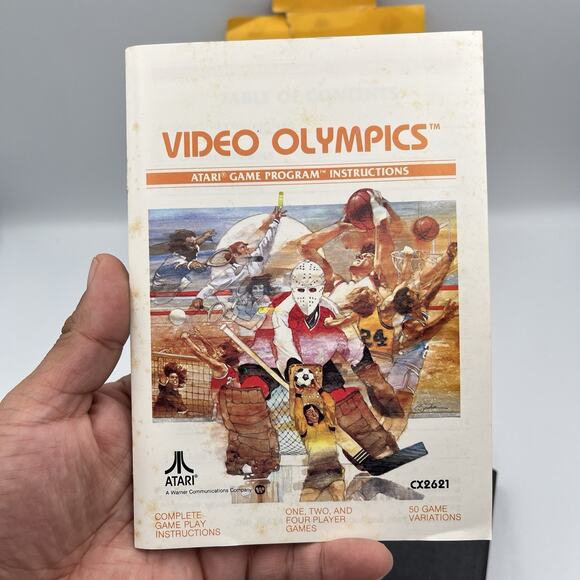 Video Olympics (1977) Atari 2600 - 50 Video Games CIB - Picture 6 of 9
